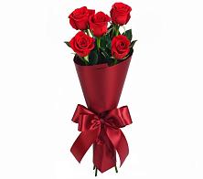 Букет 5 Красных роз Эдлесс Лав в Сосновское