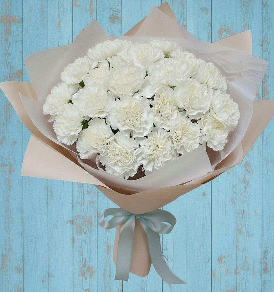 Букет цветов из: Гвоздики в Сосновское