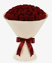 Букет 101 Бордовая роза Блэк Бакарра в Сосновское