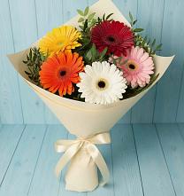Букет цветов из:  Герберы в Сосновское