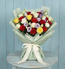 Букет цветов из:  Розы в Сосновское