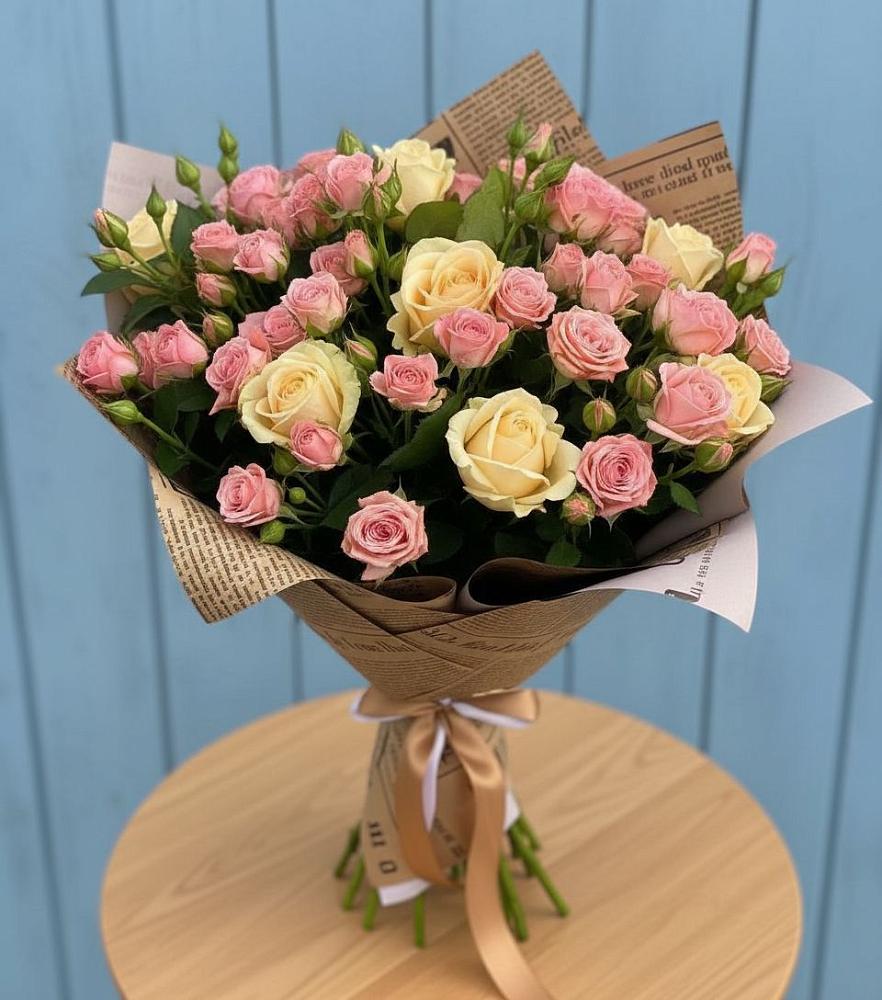 Букет цветов из: Розы в Сосновское
