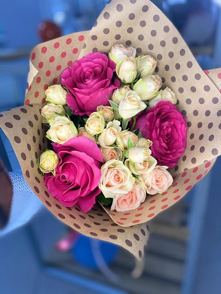 Букет цветов из: Розы в Сосновское