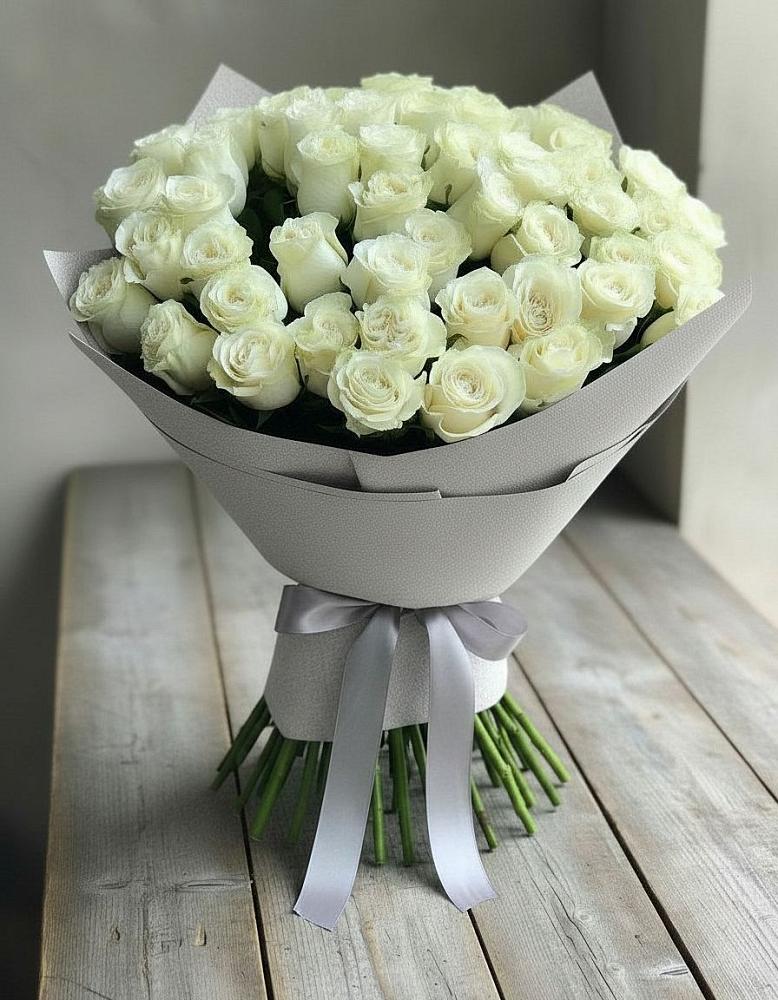 Букет 35 Белых роз в Сосновское