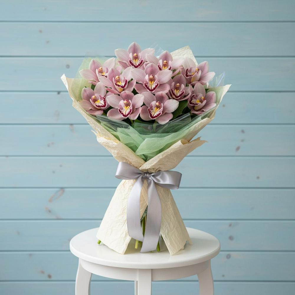 Букет цветов из: Орхидеи и Розы в Сосновское