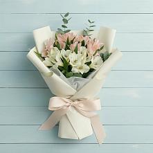 Букет цветов из:  Альстромерии в Сосновское