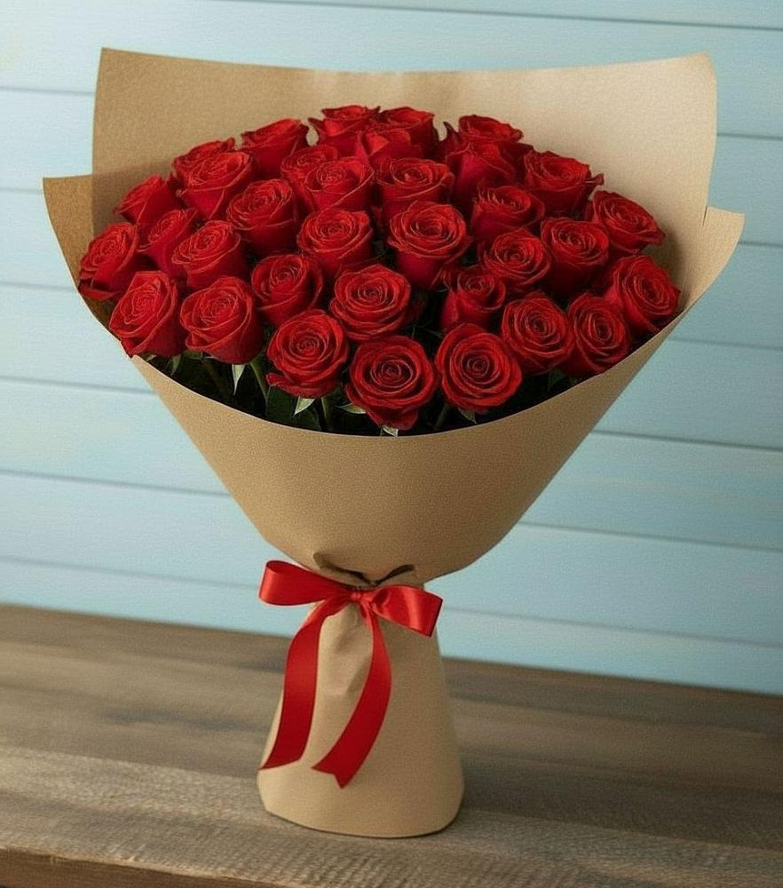 Букет Красные розы Милано в Сосновское