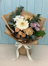 Букет цветов из:  Герберы и Хризантемы в Сосновское