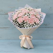 Букет цветов из:  Гвоздики в Сосновское