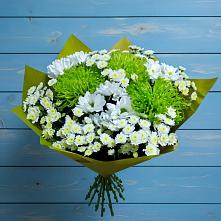 Букет цветов из:  Хризантемы #REPLACE_PRED# Сосновское