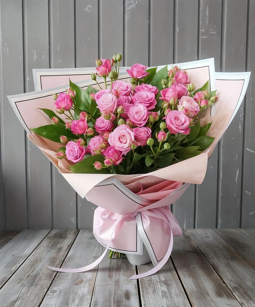 Букет Розовый кустик в Сосновское