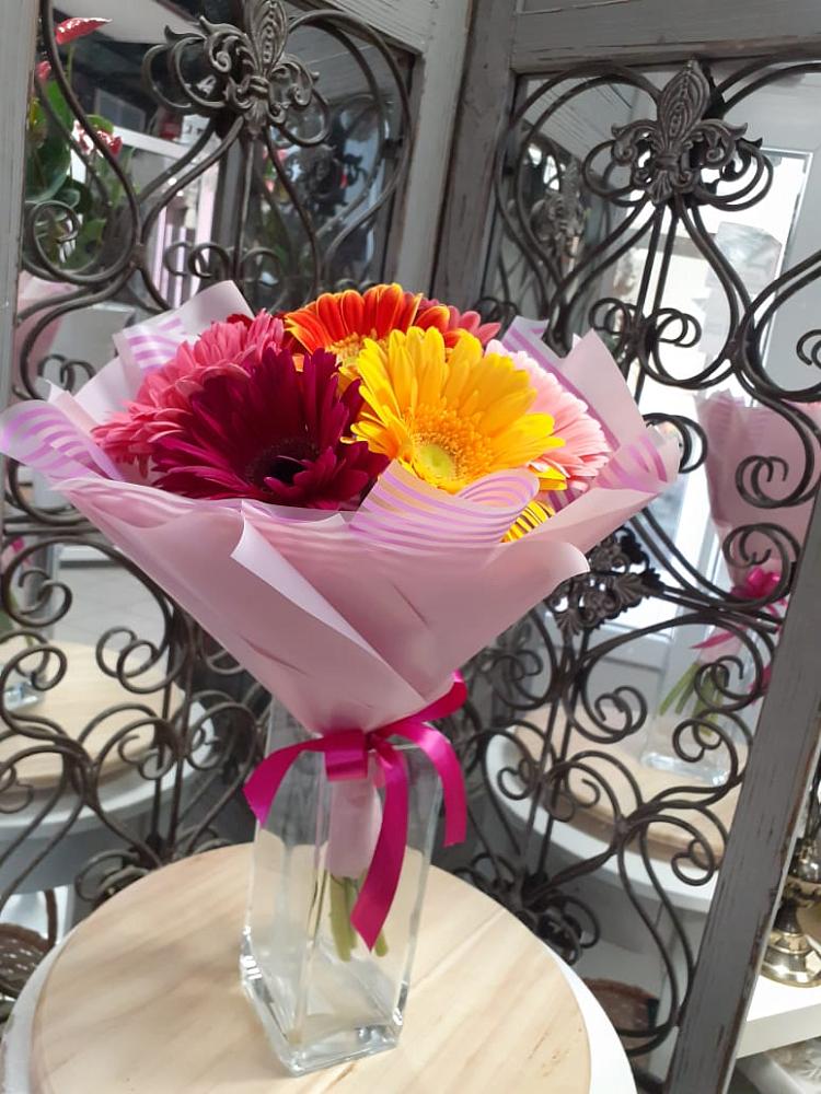 Букет цветов из: Герберы в Сосновское