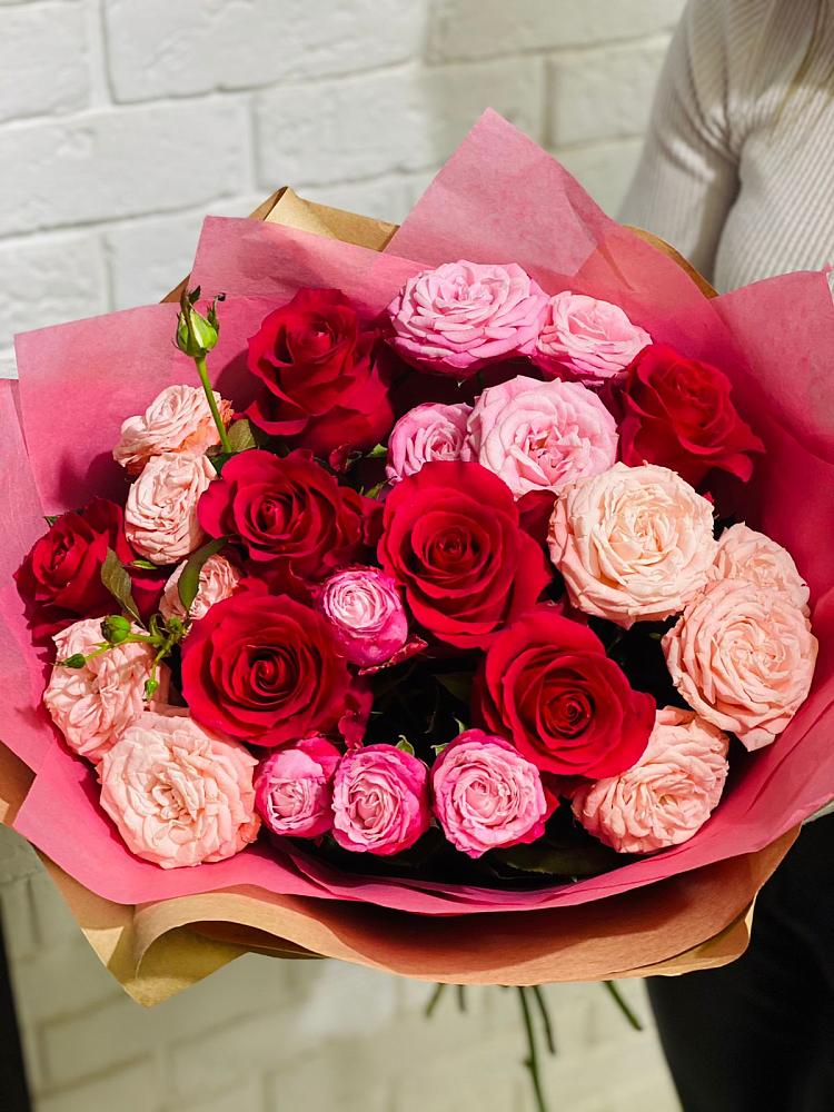 Букет цветов из: Розы в Сосновское