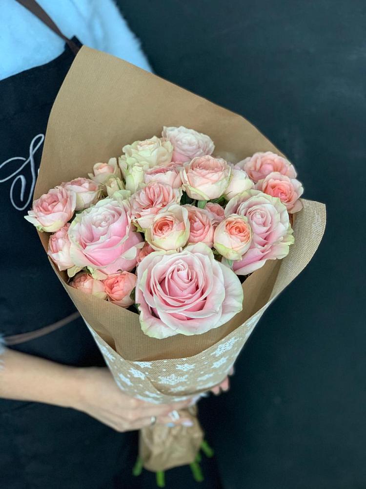 Букет цветов из: Хризантемы и Розы в Сосновское