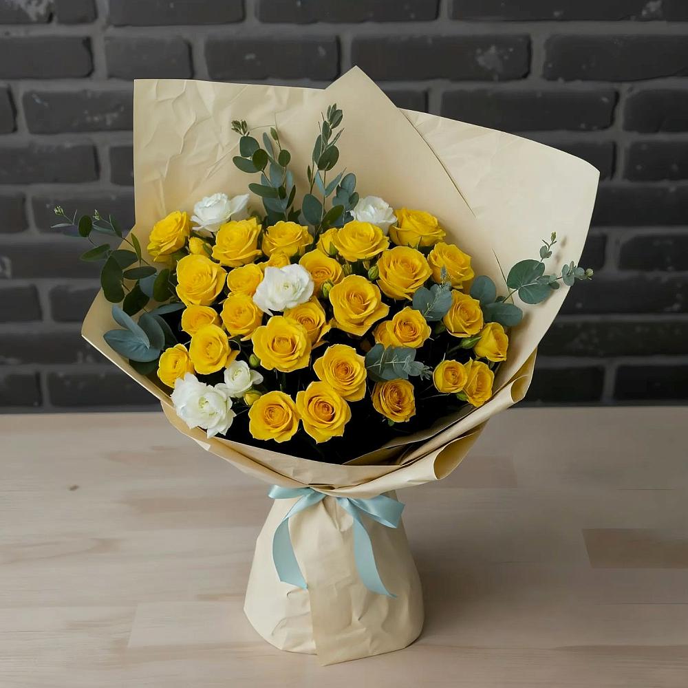 Букет цветов из: Розы в Сосновское