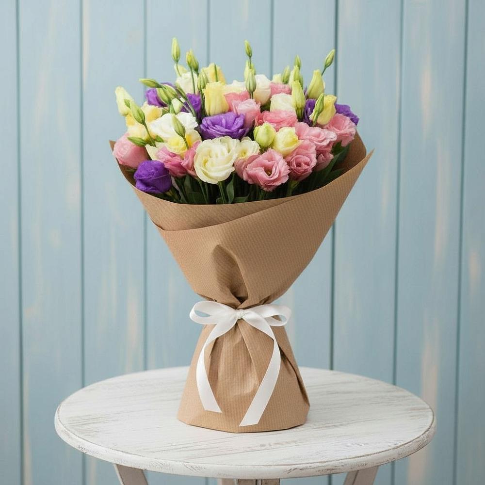 Букет цветов из: Лизиантусы в Сосновское