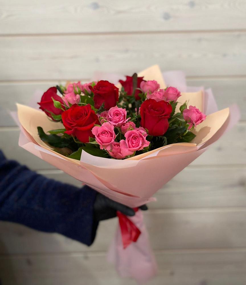 Букет цветов из: Розы в Сосновское