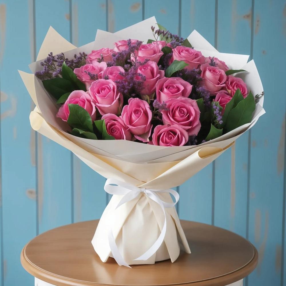 Букет цветов из: Розы в Сосновское